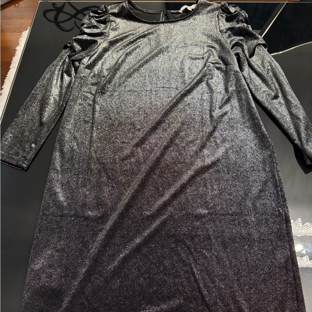 LOFT Sparkling Black Dress